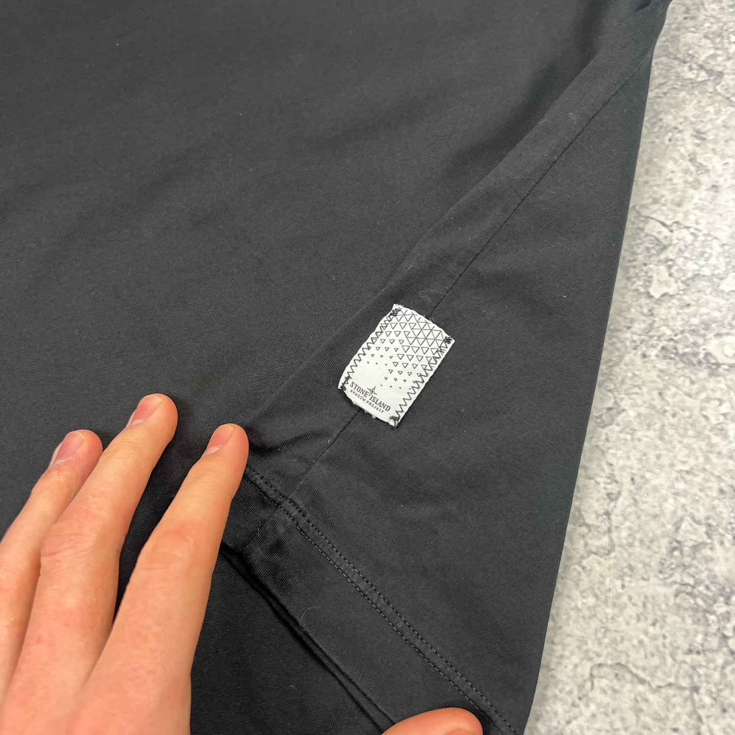 Stone Island Shadow Project Black T-Shirt Large 22.75”