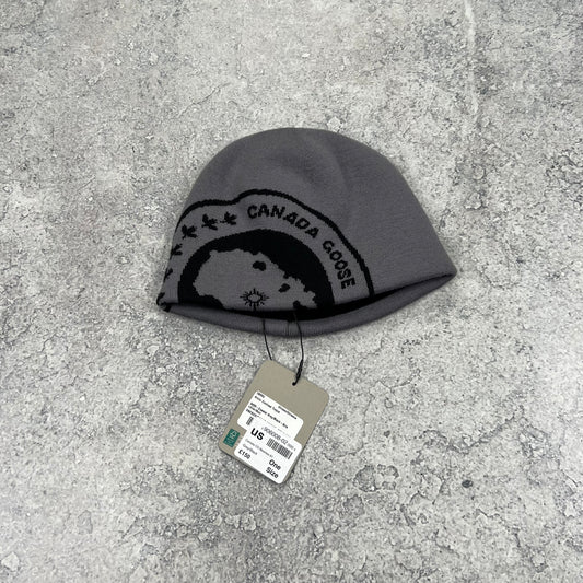 Canada Goose Grey/Black Beanie BNWT