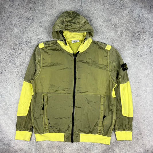 Stone Island Lime Nylon Metal Watro Jacket 3XL 26.5”