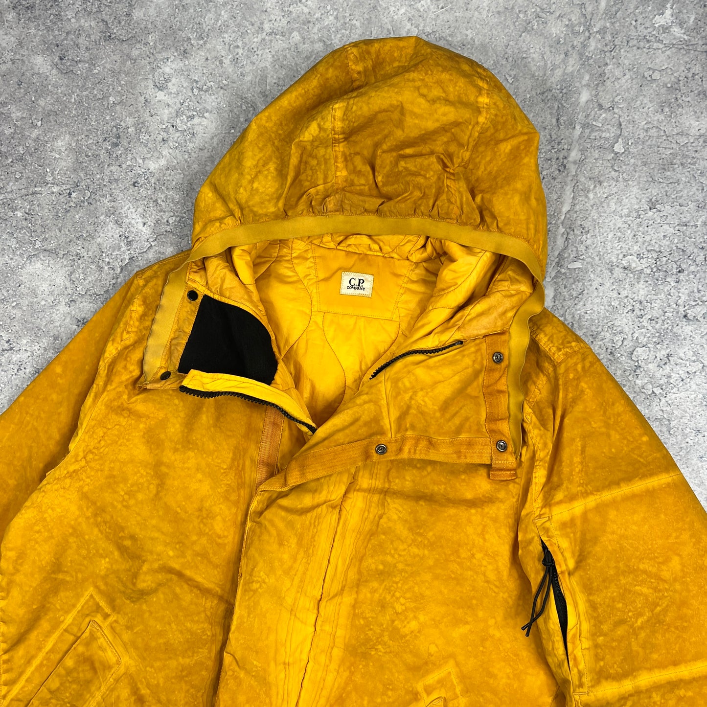 CP Company Yellow Re-Colour Nycra Jacket Size 52- XL 24”