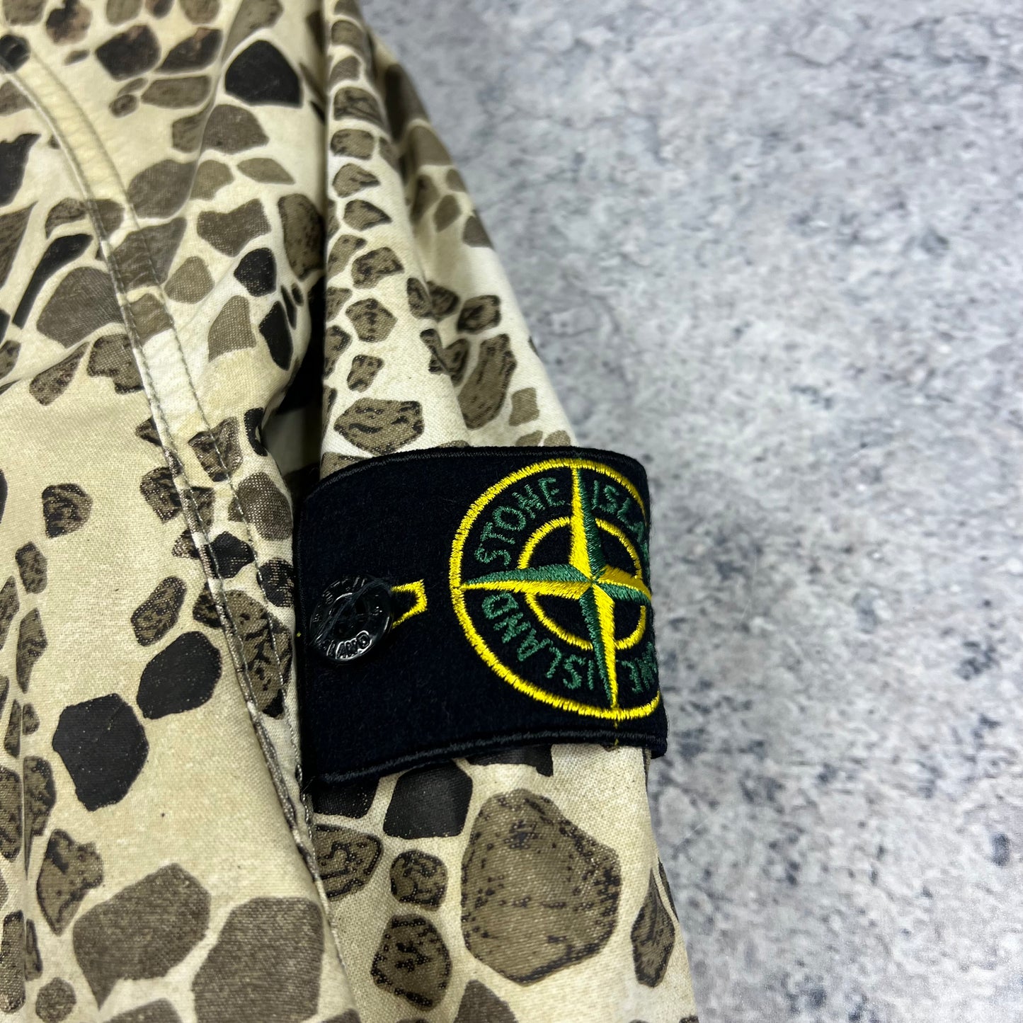 Stone Island Alligator Camo Jacket Large 23.5”