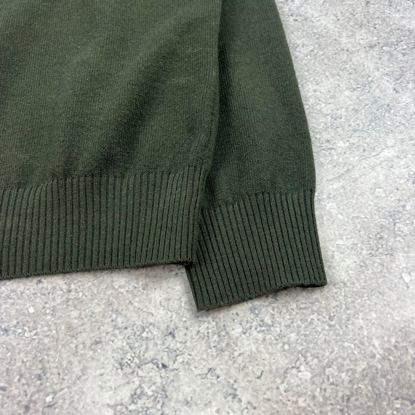 Stone Island Khaki Knit Jumper Medium 20.5”