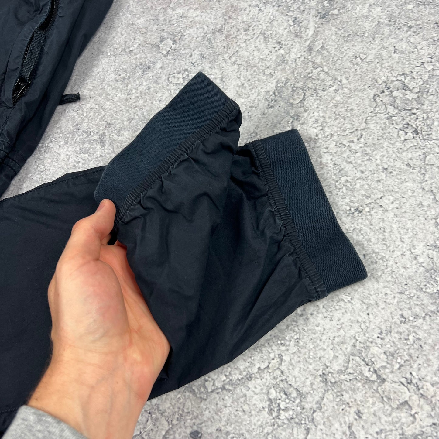 Stone Island Navy Tela Parachute Cargo Trousers W30”