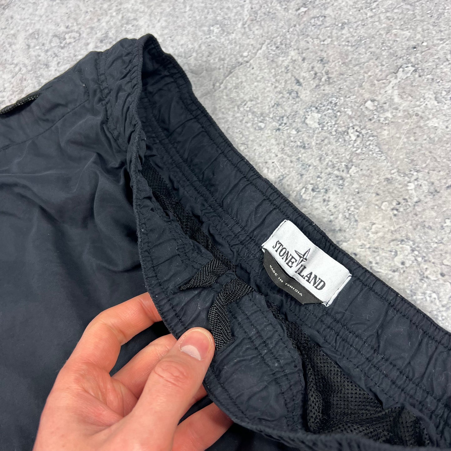 Stone Island Marina Black Swimshorts Medium 32”