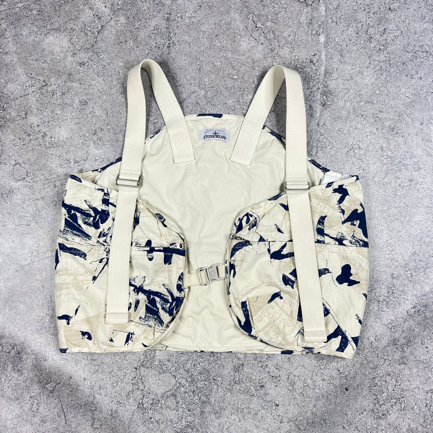 Stone Island Scan Camo Vest One Size