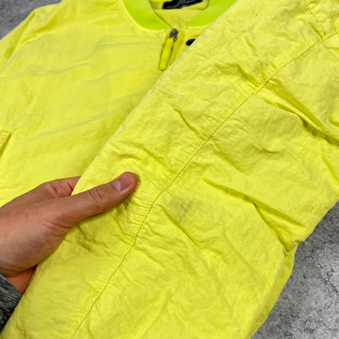 Stone Island Shadow Project Naslan Bomber Jacket Large 23.5”