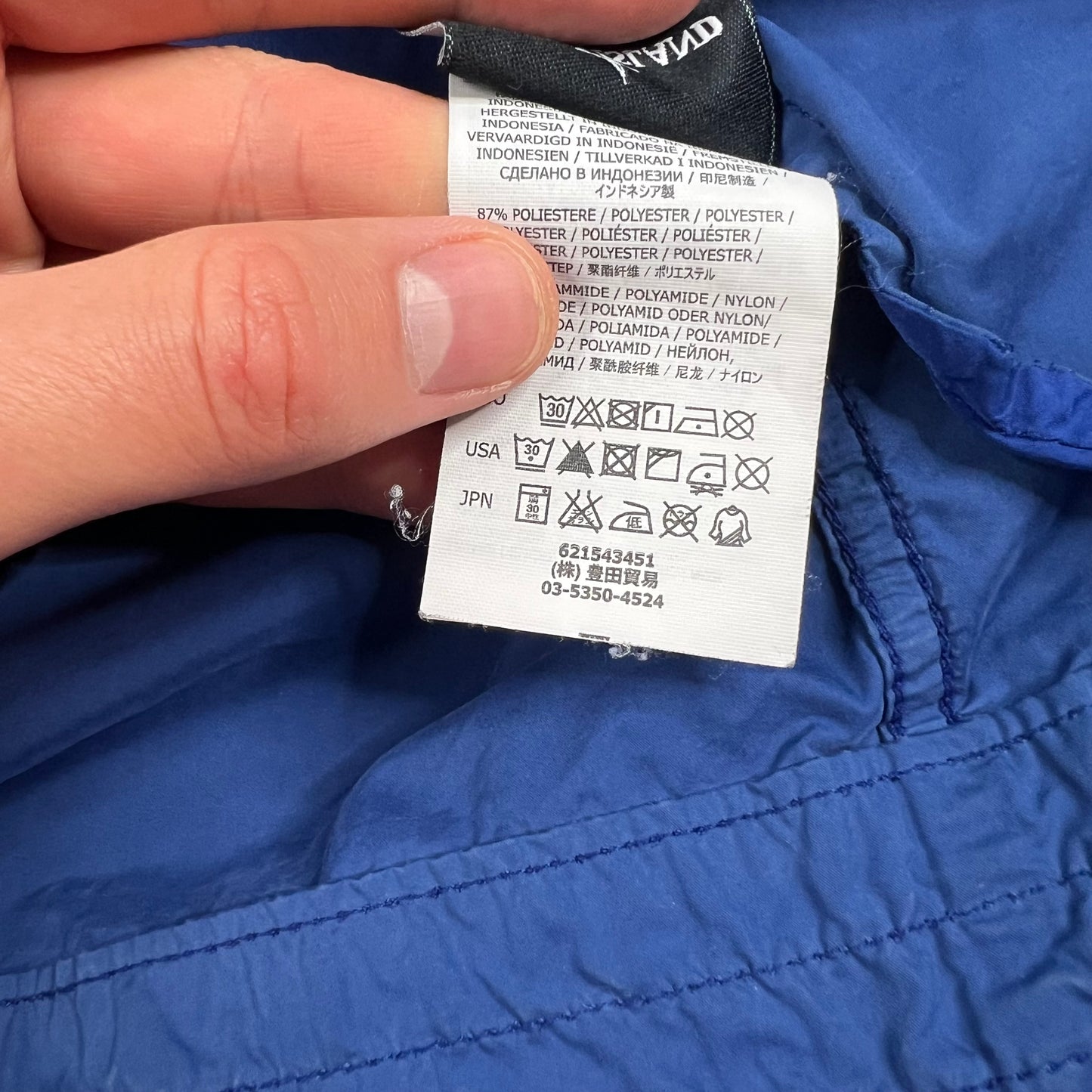 Stone Island Blue David Light TC Jacket XL 23”