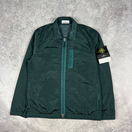 Stone Island Green Nylon Metal Primaloft Jacket Large 24”