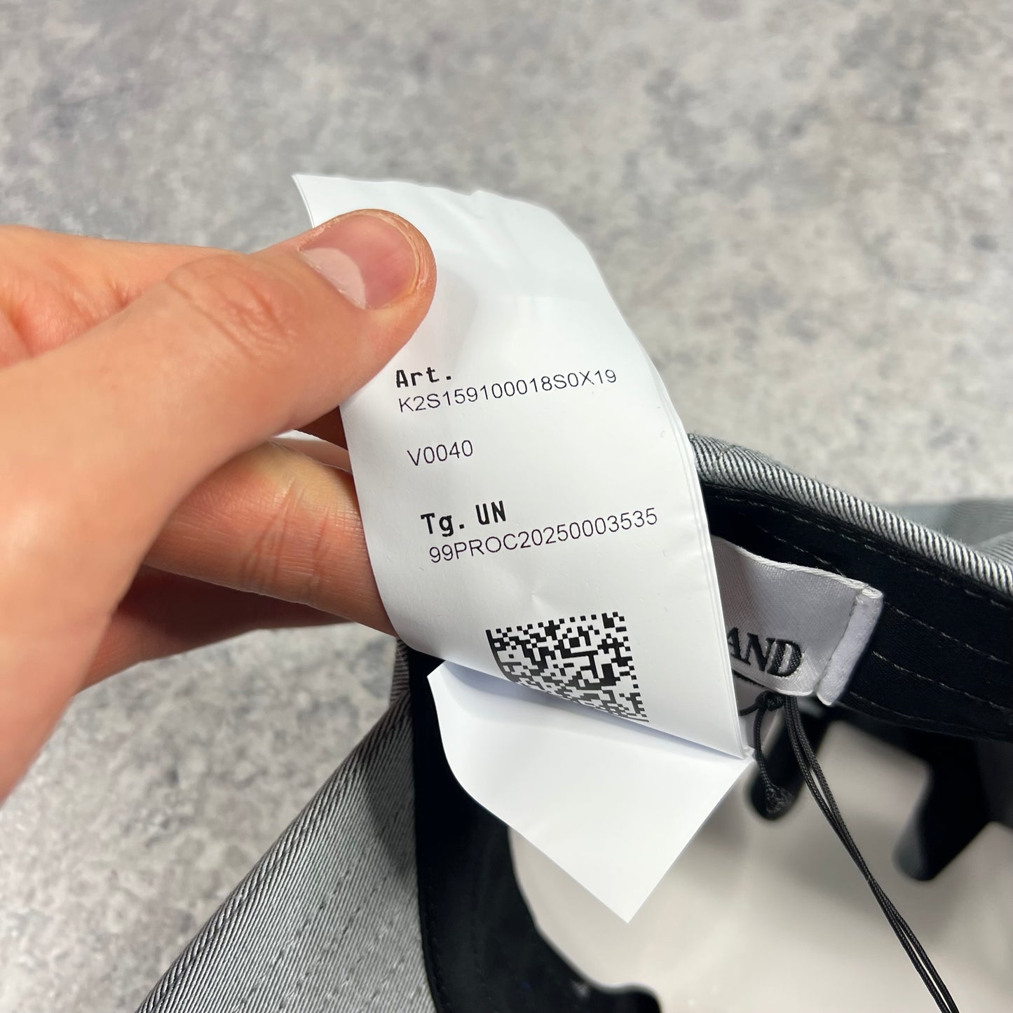 Stone Island Marina Grey Cap BNWT