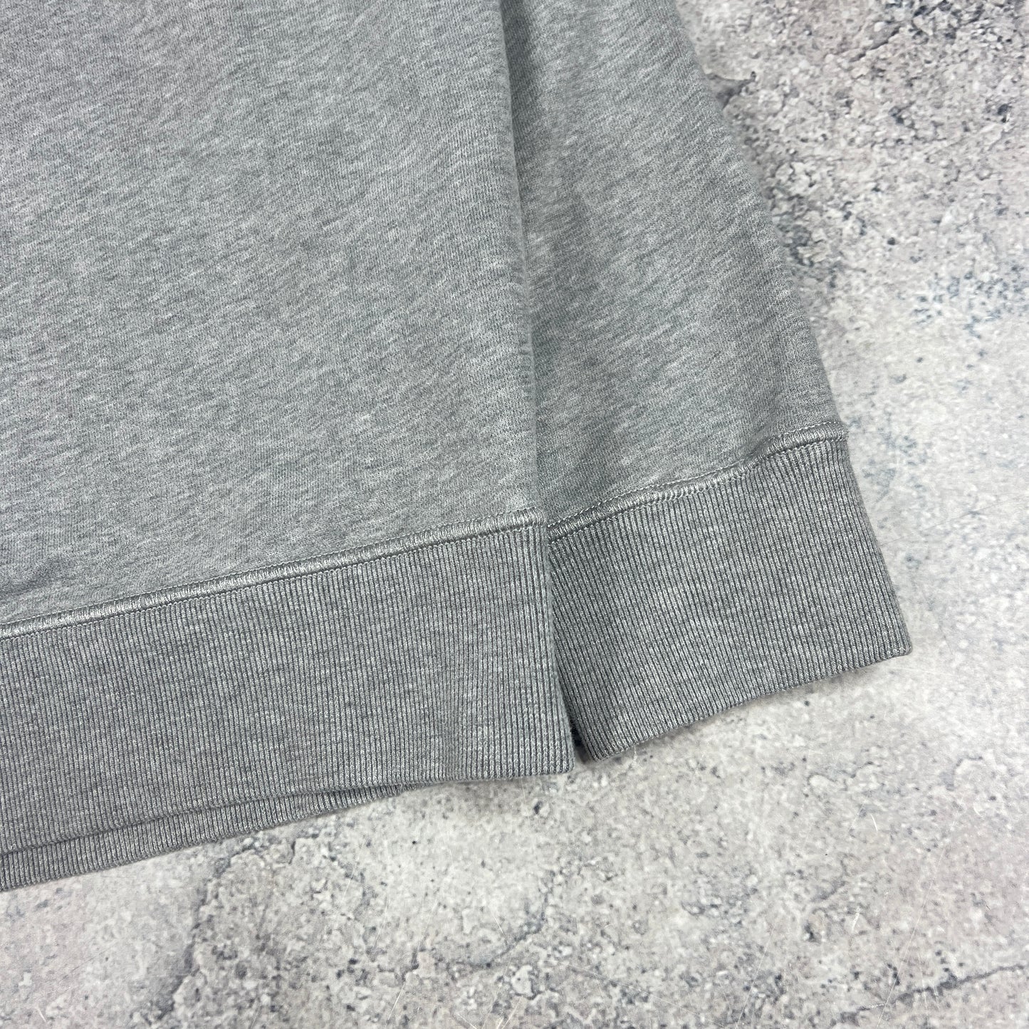 Stone Island Grey Quarter Zip Sweatshirt Medium 22”