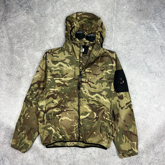 CP Company Re-Print Camo Goggle Jacket Size 52- L/XL 24”