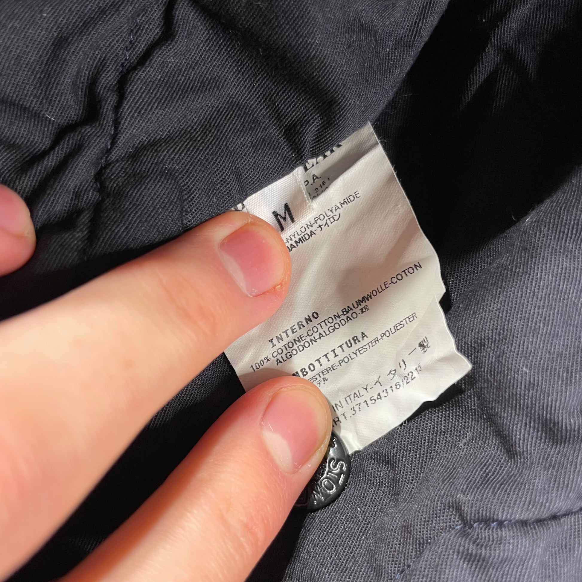 Stone Island Monofilament Jacket Medium 22.25” AW/02 – Wynns Wardrobe