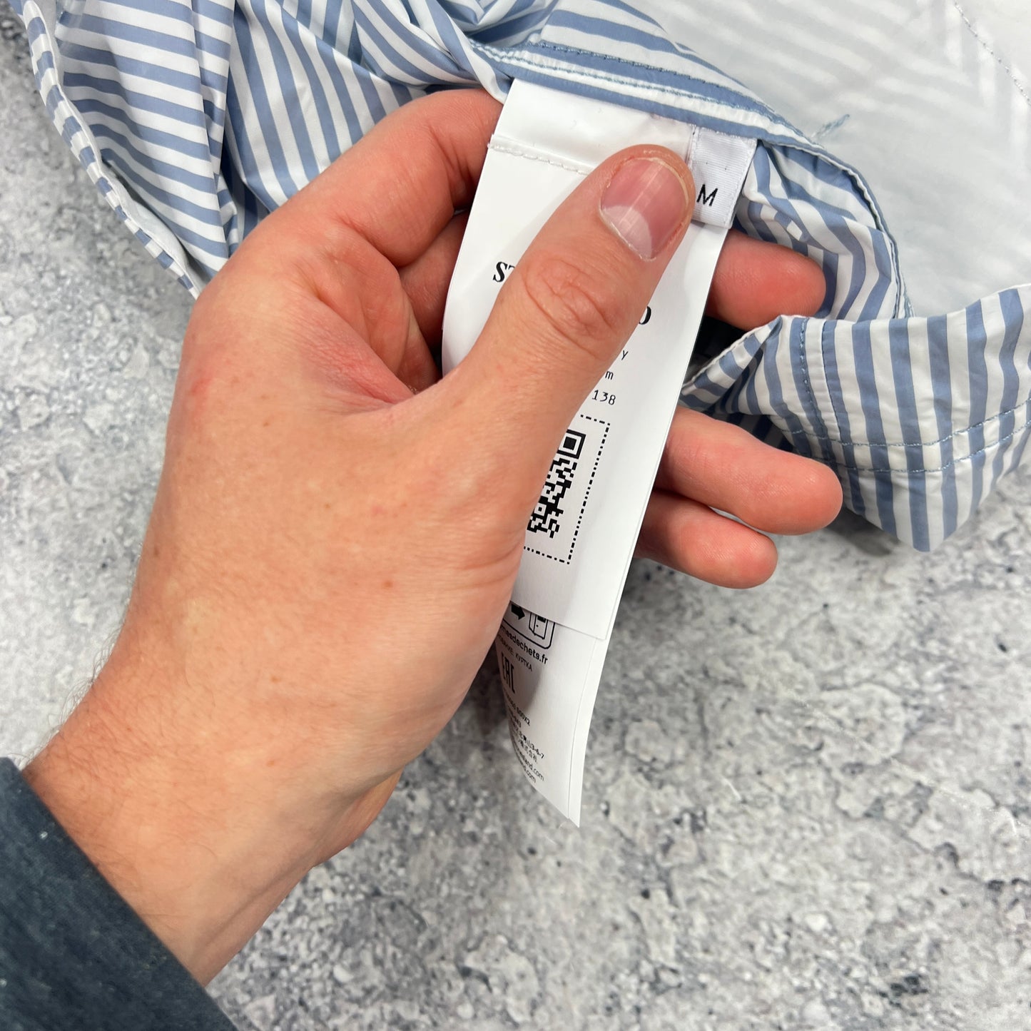 Stone Island Marina Poly Nylon Tela Jacket Medium 25.25” BNWT