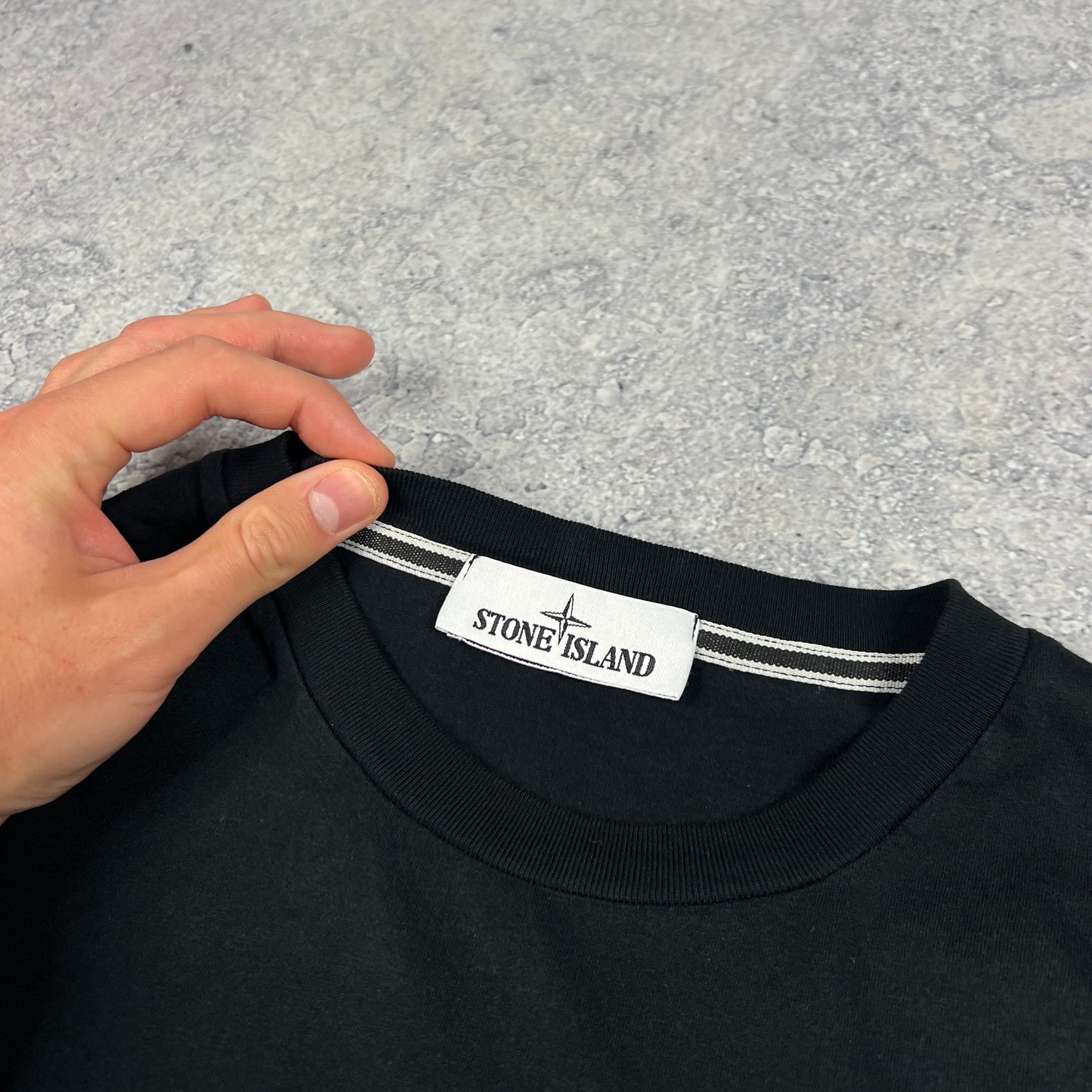 Stone Island Black Archivio T-Shirt Large 20.75”