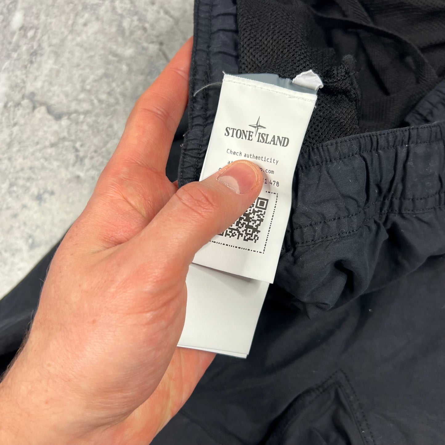 Stone Island Marina Black Swimshorts Medium 32”