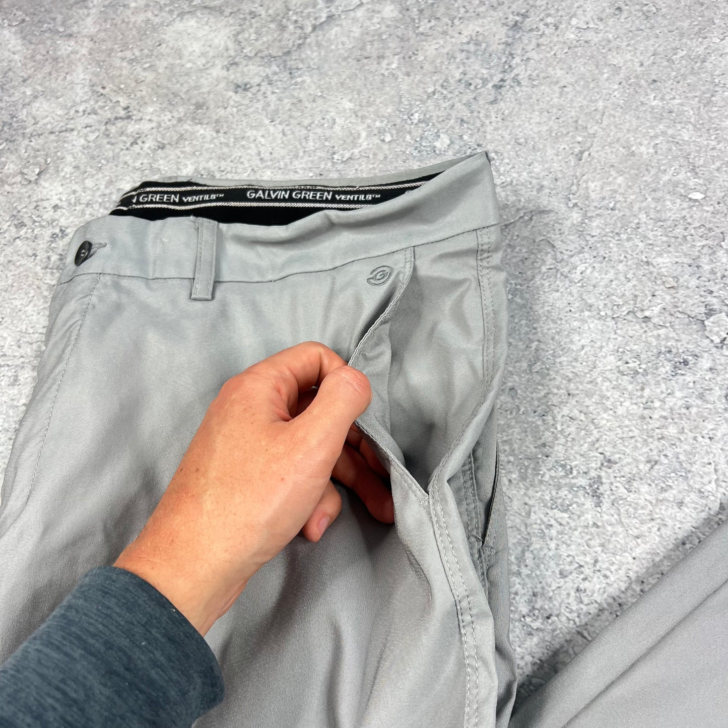 Galvin Green Grey Golf Trousers W38”