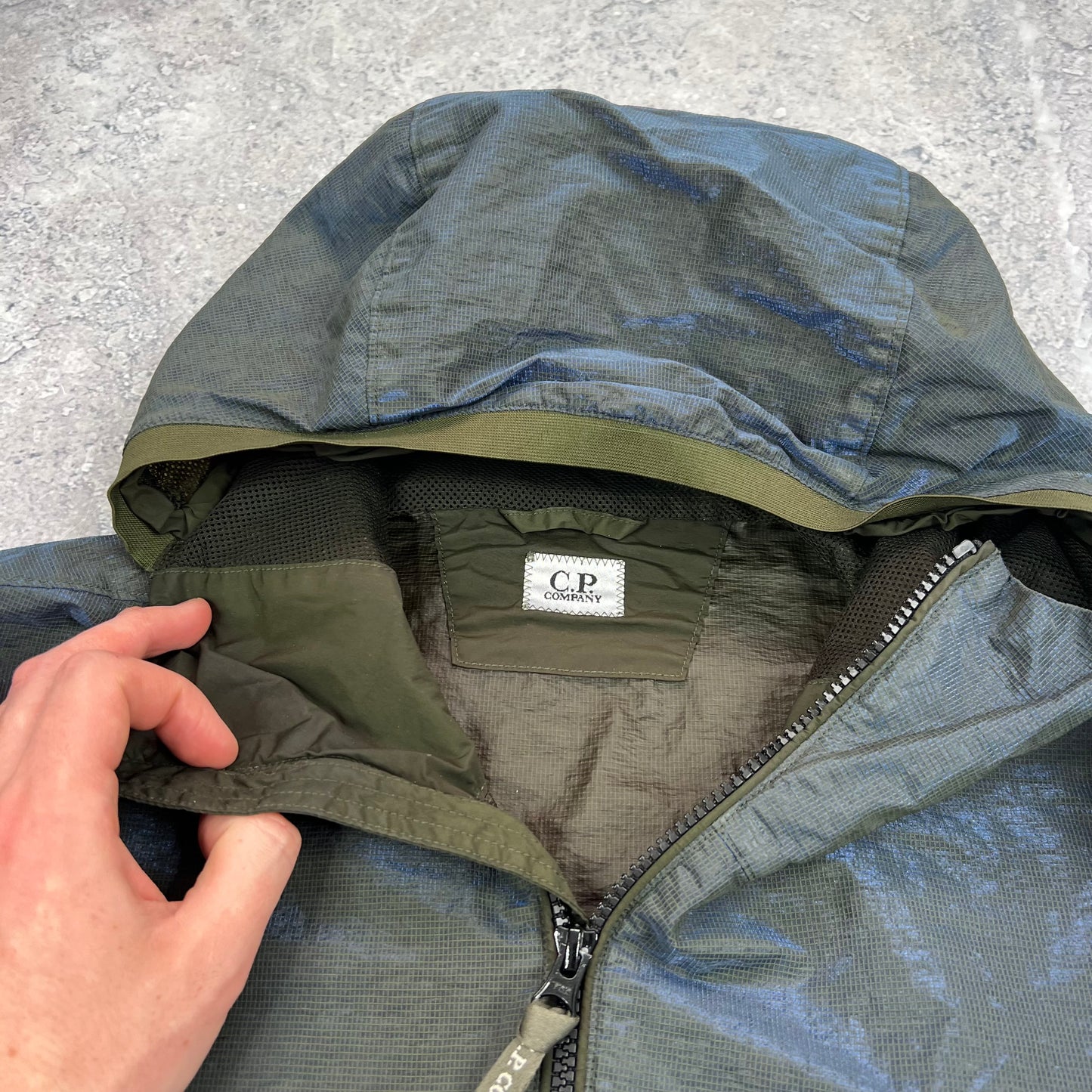 CP Company Blue Prism Big Lens Jacket Large 23.25”
