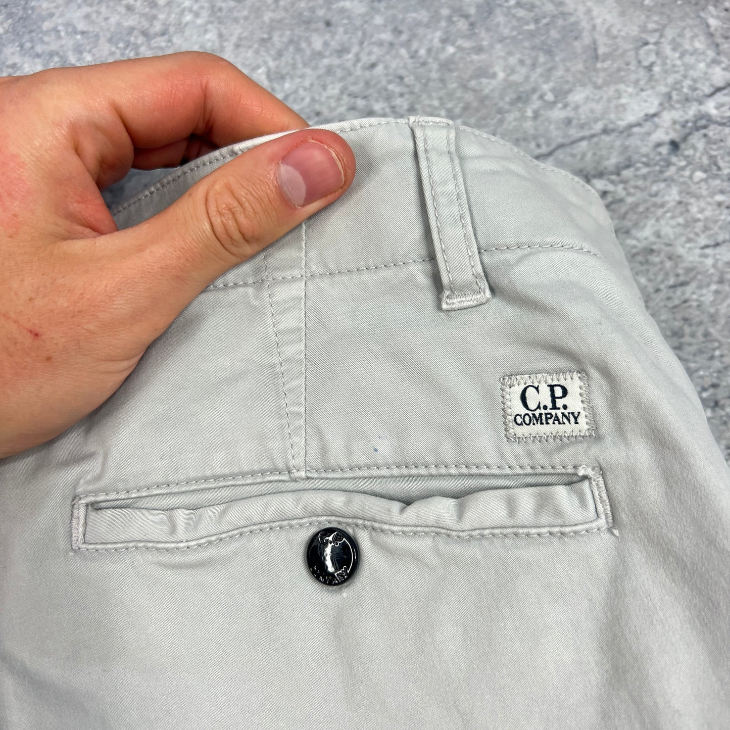 CP Company Grey Lens Cargos Size 48- W32”