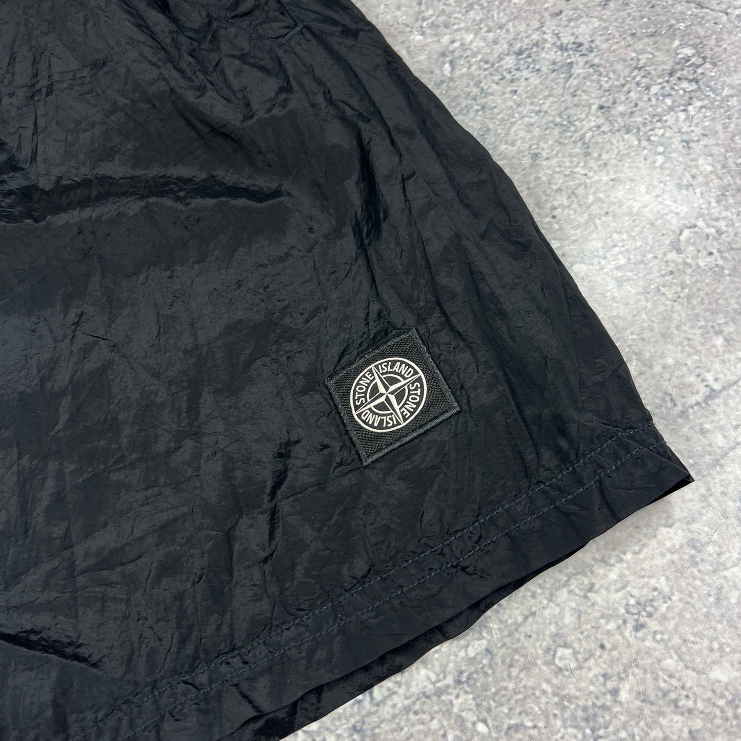 Stone Island Black Nylon Metal Swimshorts XXL W36-38