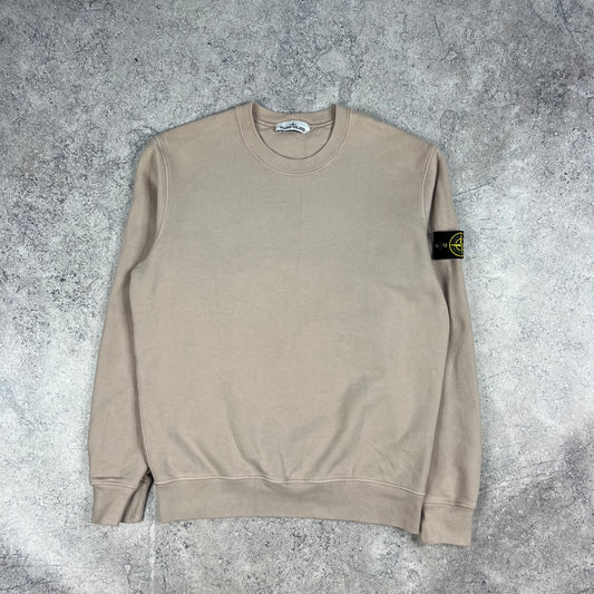 Stone Island Beige Sweatshirt Large 23.25”