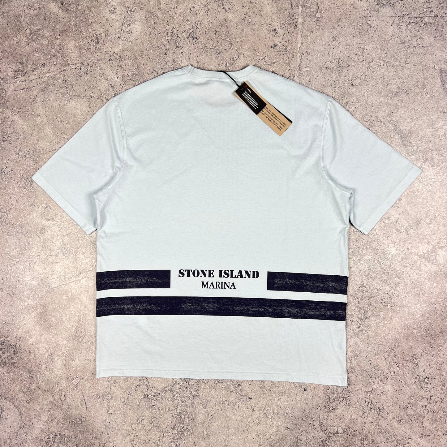 Stone Island Marina Light Blue T-Shirt Large 24.5” BNWT