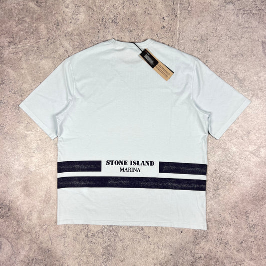 Stone Island Marina Light Blue T-Shirt Large 24.5” BNWT