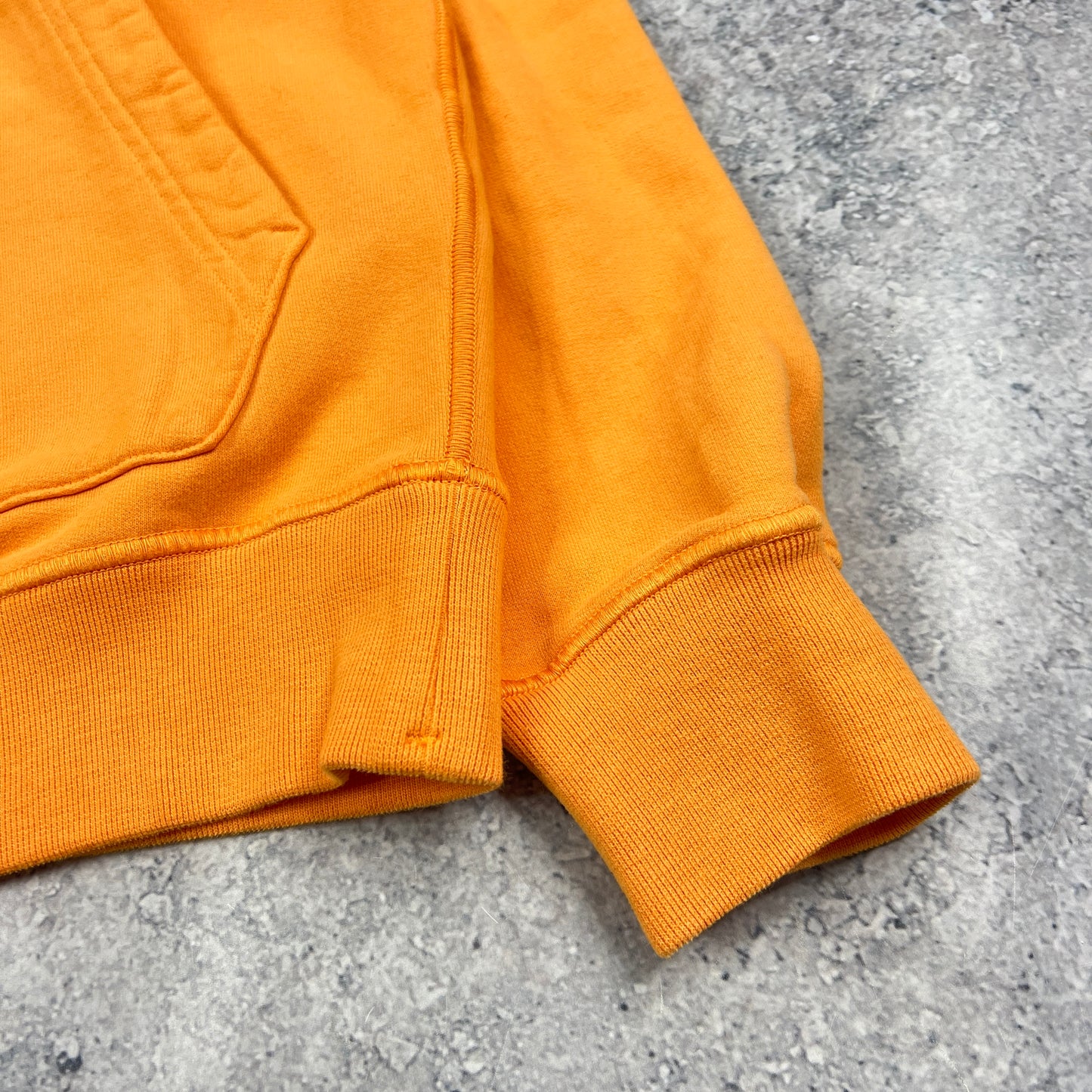 Stone Island Orange Hoodie Small 21”