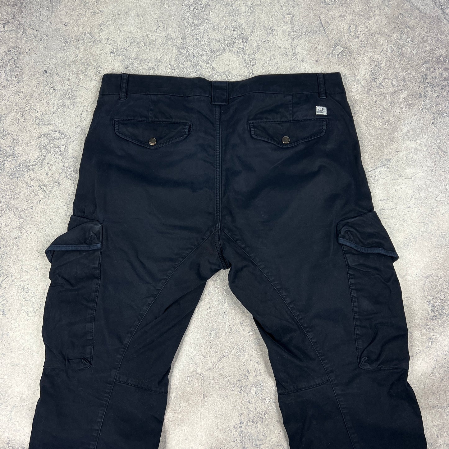 CP Company Navy Lens Cargo Trousers Size 50- W34-35”