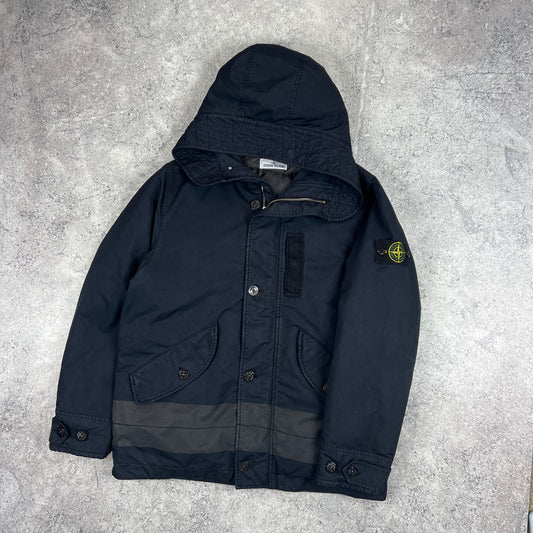 Stone Island Navy David Down TC Jacket Large 24”
