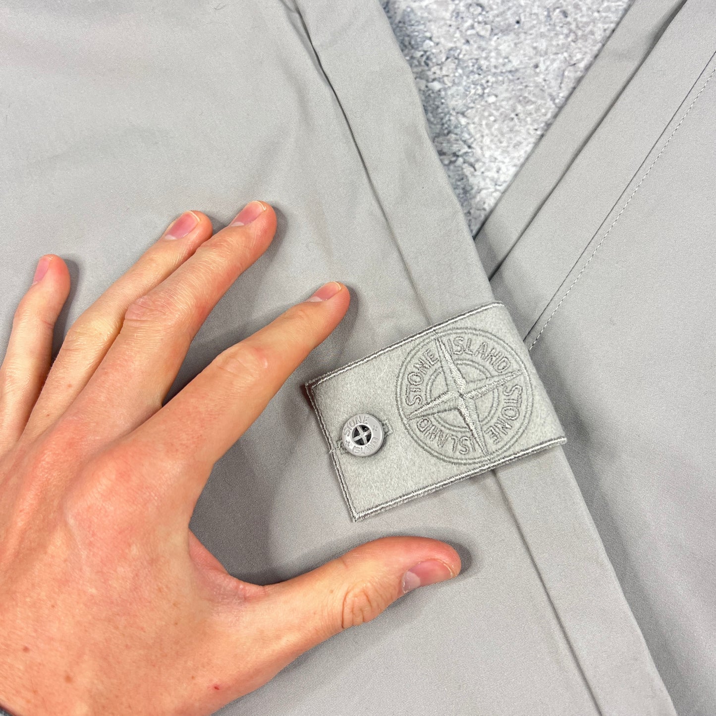 Stone Island Ghost Grey Trousers W33-34” BNWT