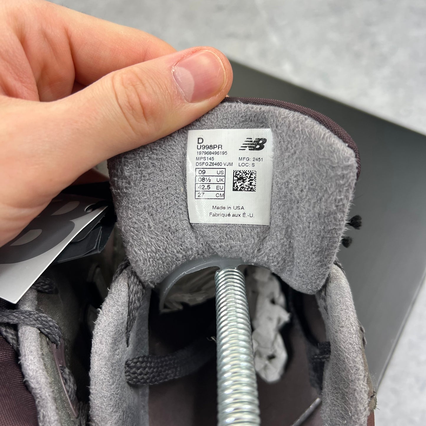 Stone Island x New Balance 998 Trainers UK8.5