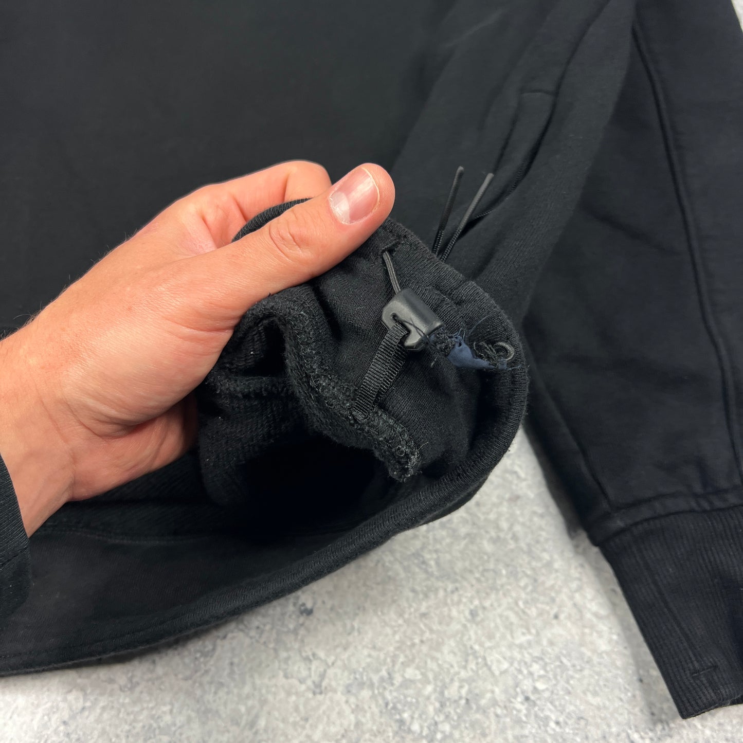 CP Company Black Metropolis Balaclava Hoodie Medium 21.5”