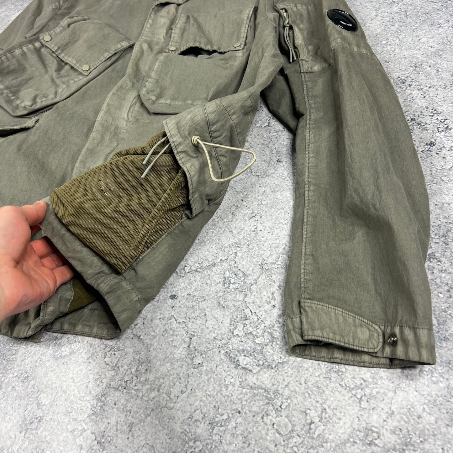 CP Company 50 Fili Gum Jacket Size 46- S/M- 21”