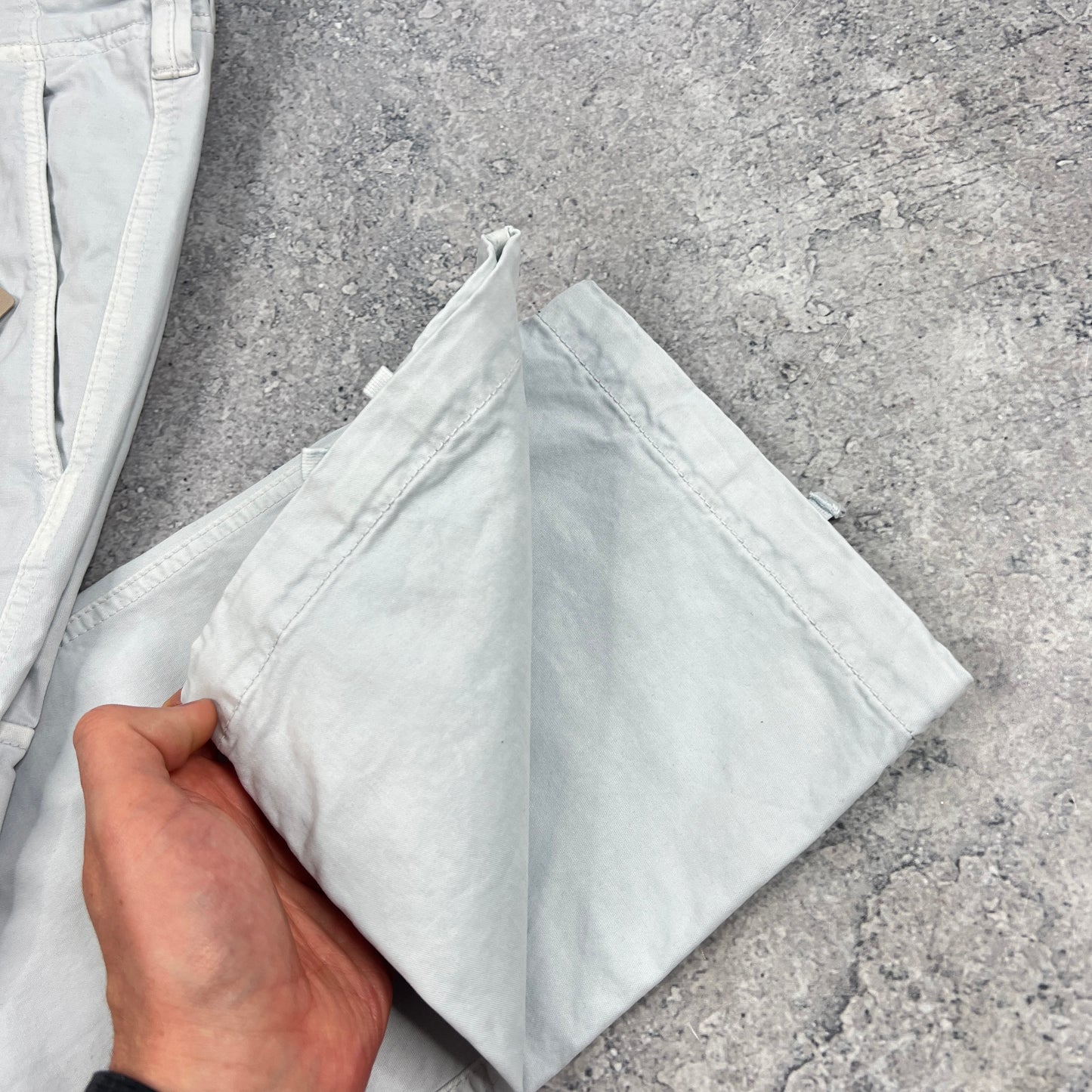Stone Island Ice Blue Cargo Trousers W33-34” BNWT