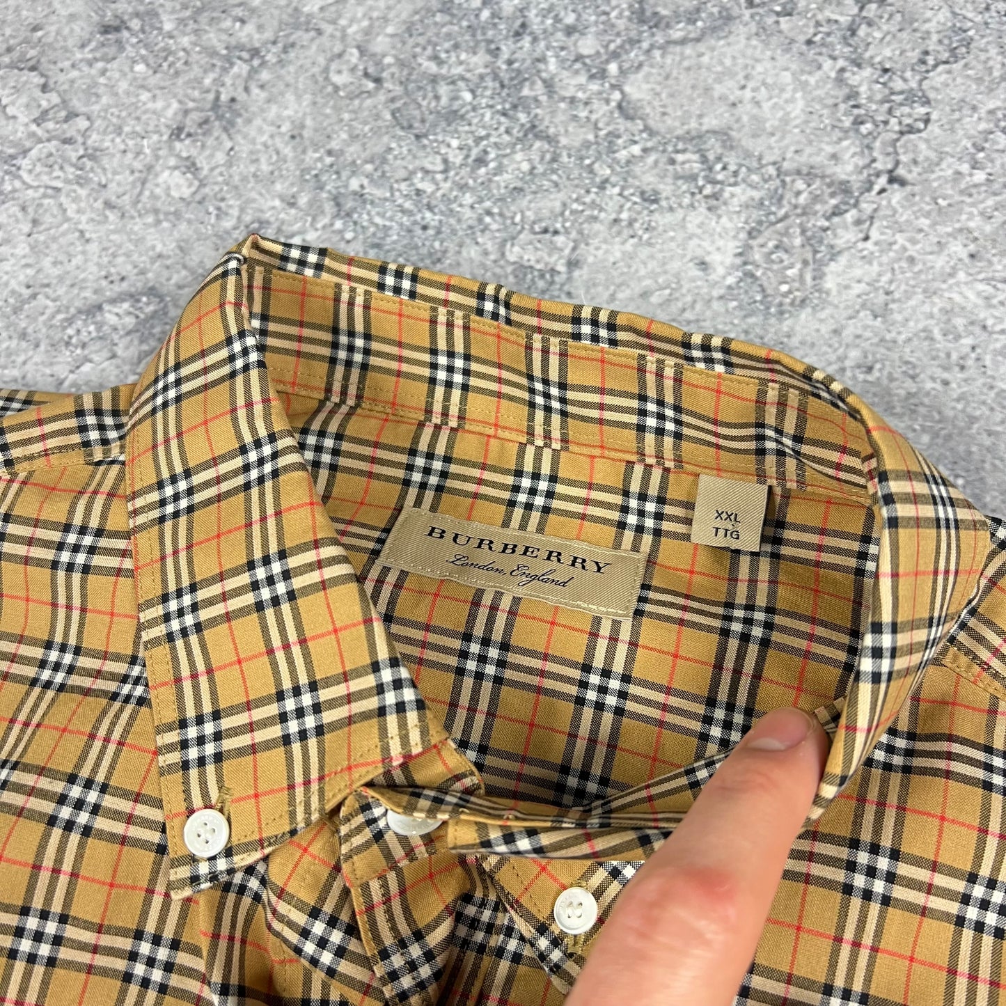 Burberry Novacheck L/S Shirt XXL 24.75”