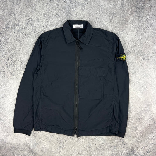 Stone Island Black Naslan Overshirt Medium 22”