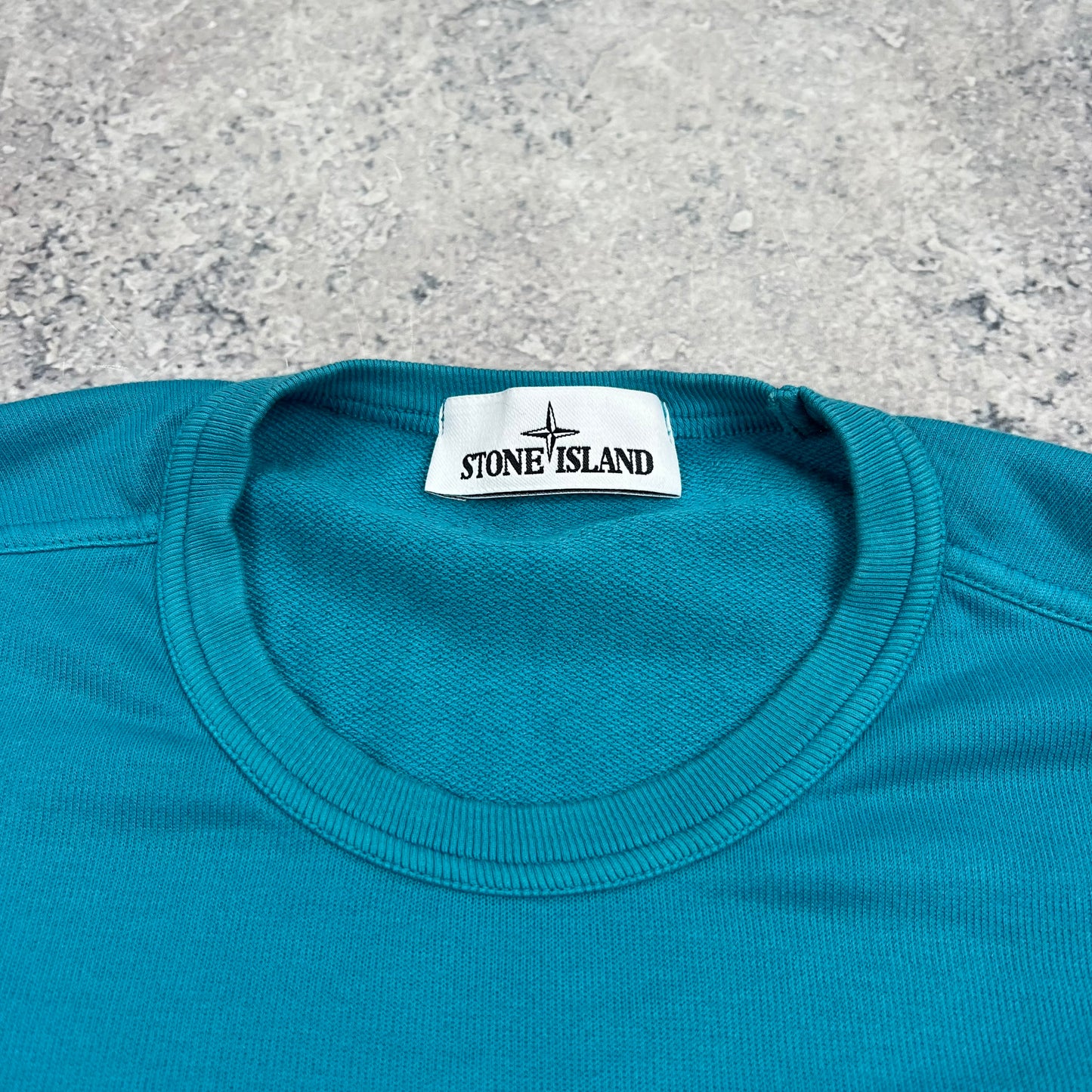 Stone Island Blue Sweatshirt Small 20.25”