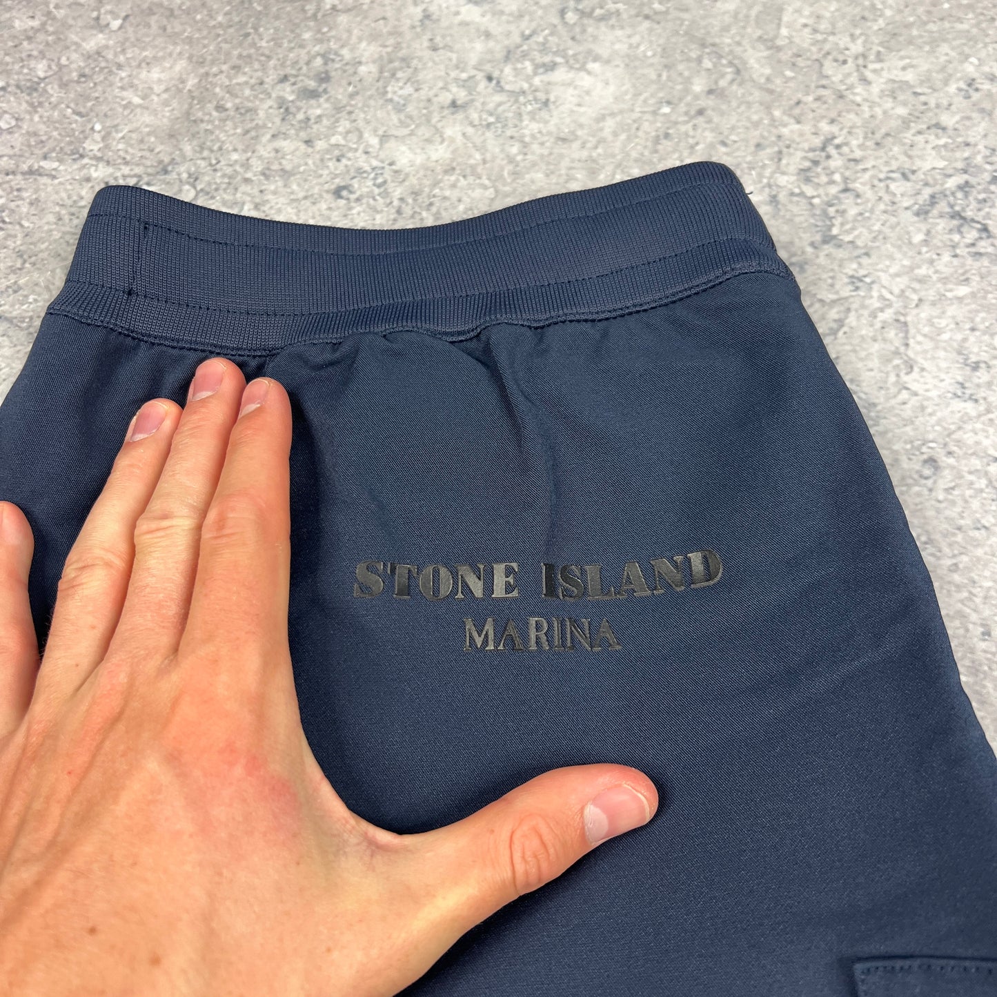 Stone Island Marina Navy Cargo Trousers W34”