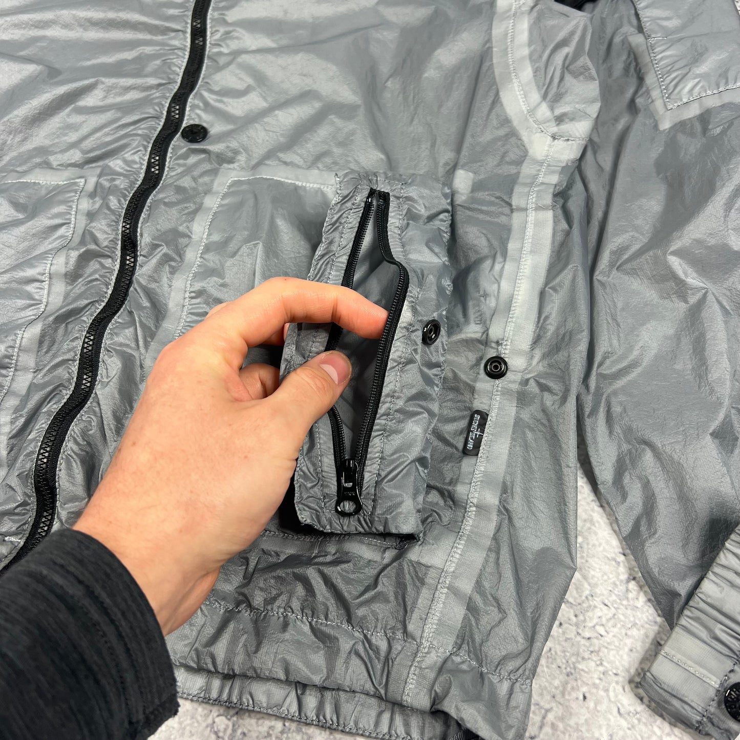 Stone Island Shadow Project Hyperlight Membrana Jacket Small 21”