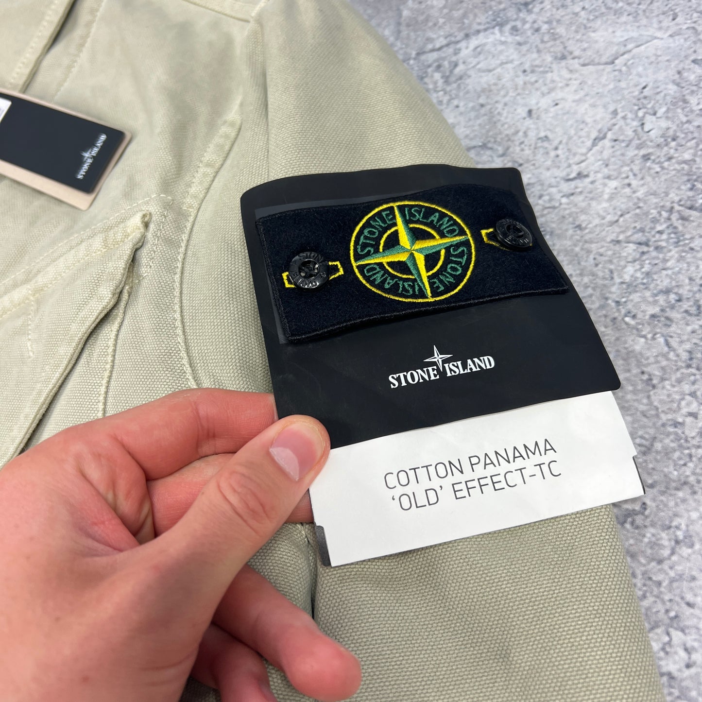 Stone Island Cotton Panama ‘Old Effect’ Jacket Medium 24.5” BNWT