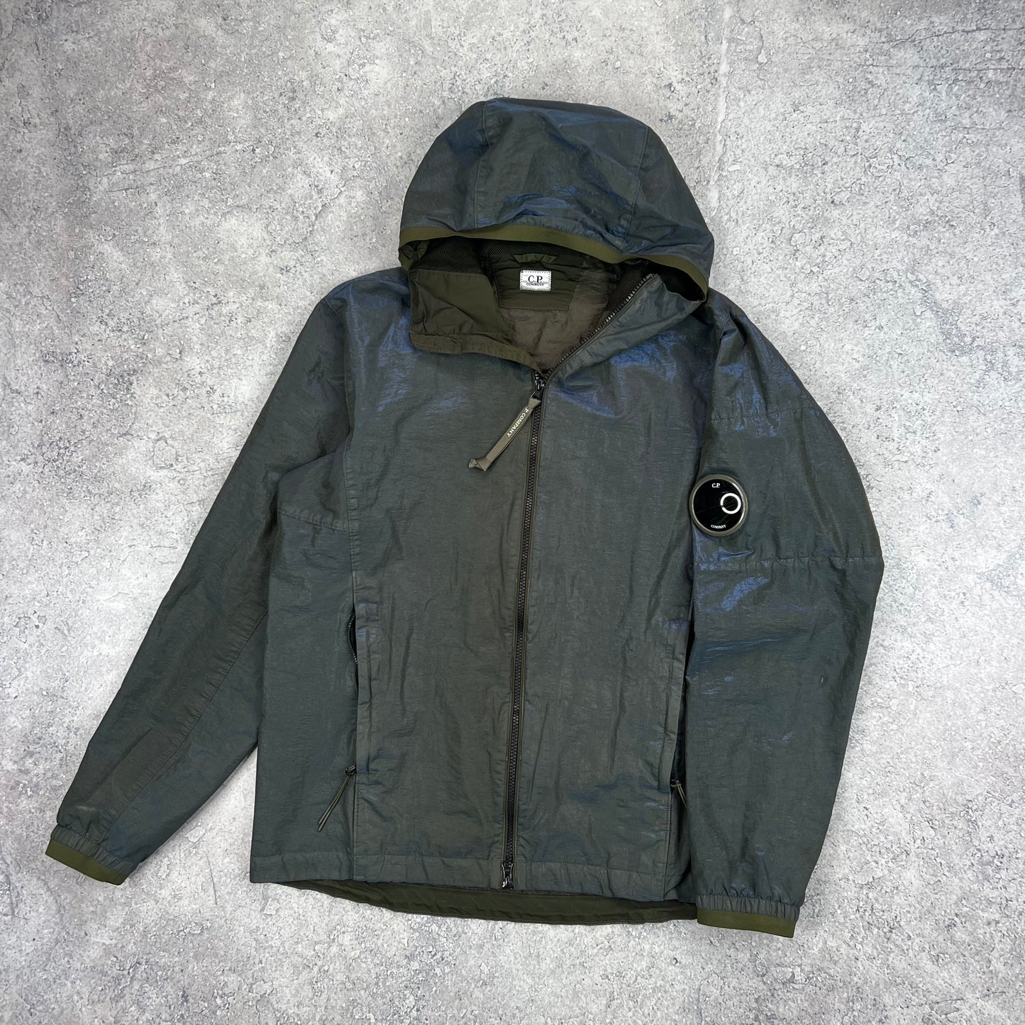 CP Company Blue Prism Big Lens Jacket Large 23.25”