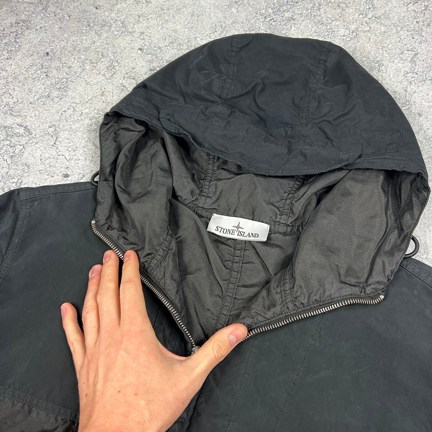 Stone Island Polyester Tela David Light Jacket Large 22.5”