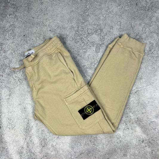 Stone Island Beige Joggers Small 28-30”