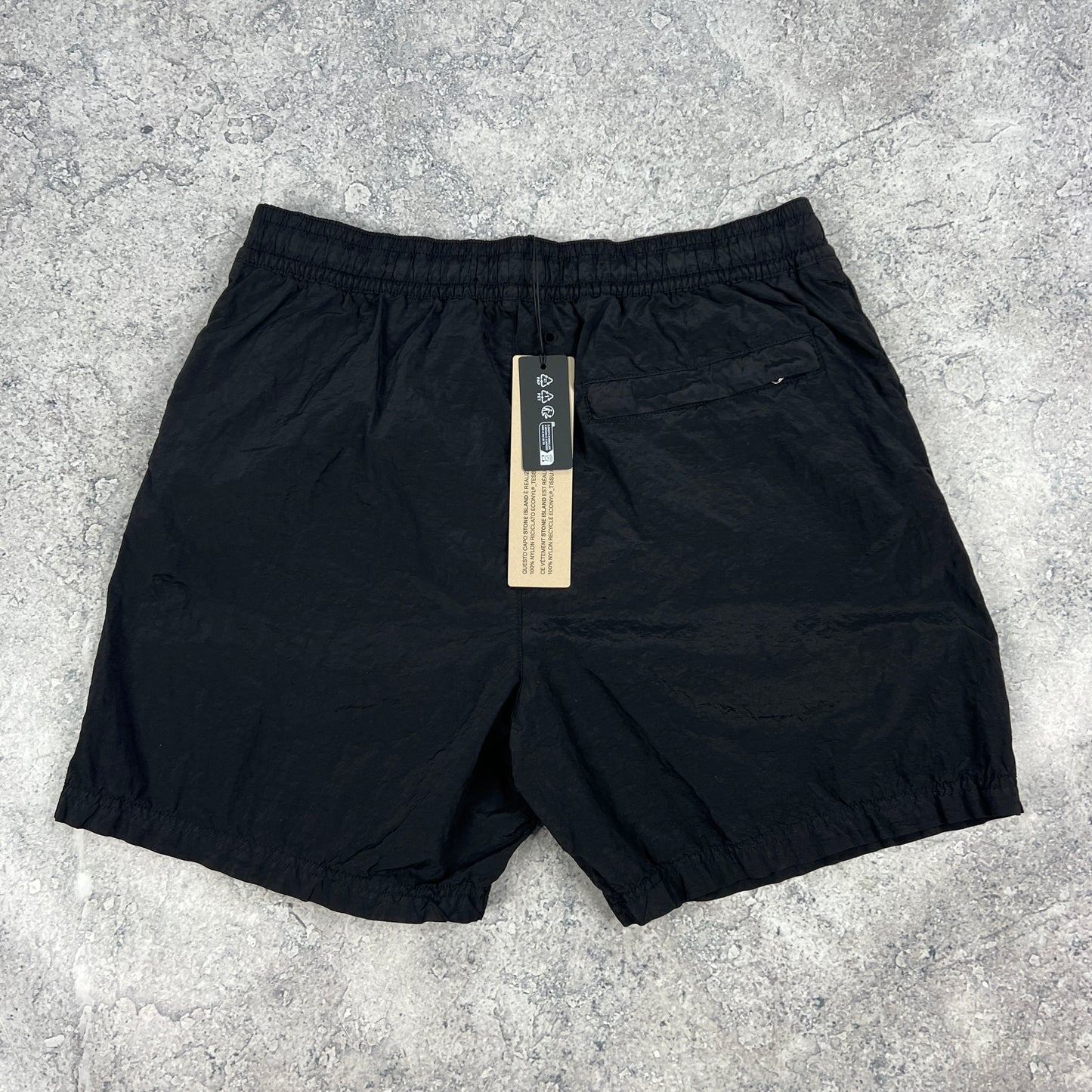 Stone Island Black Nylon Metal Swimshorts Small 30” BNWT