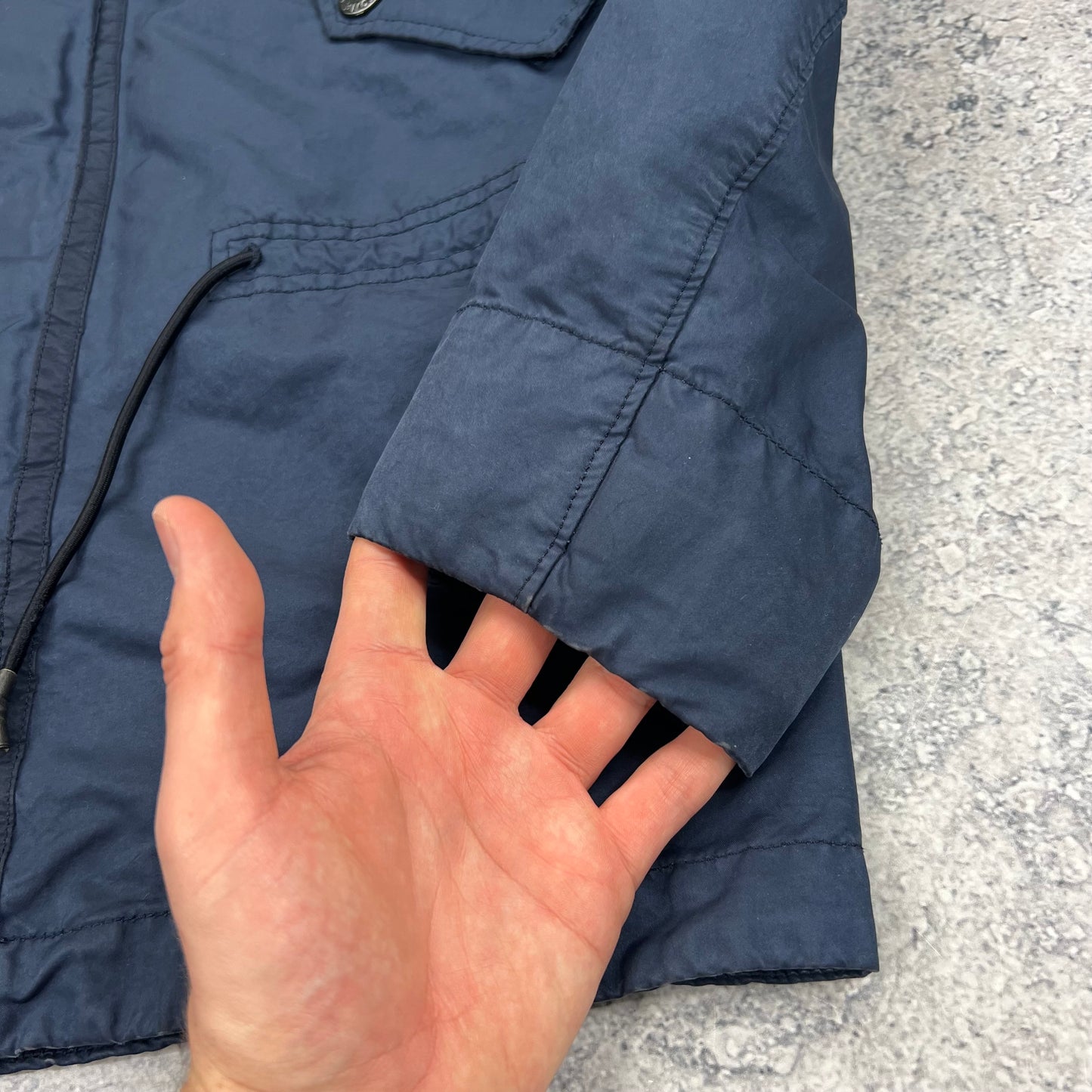 Stone Island Blue David TC Jacket Medium 23.25”