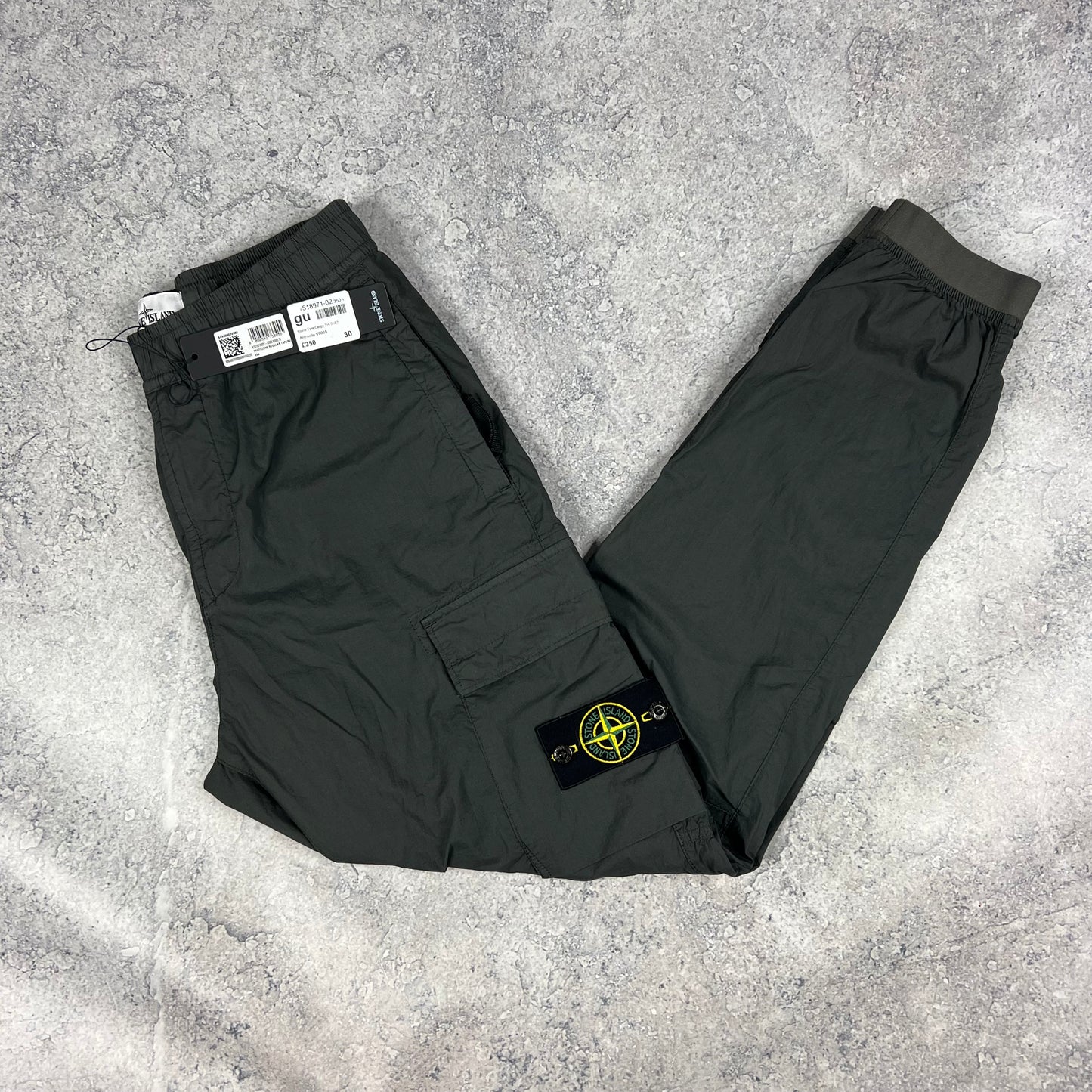 Stone Island Dark Grey Cuffed Cargo Trousers W30” BNWT