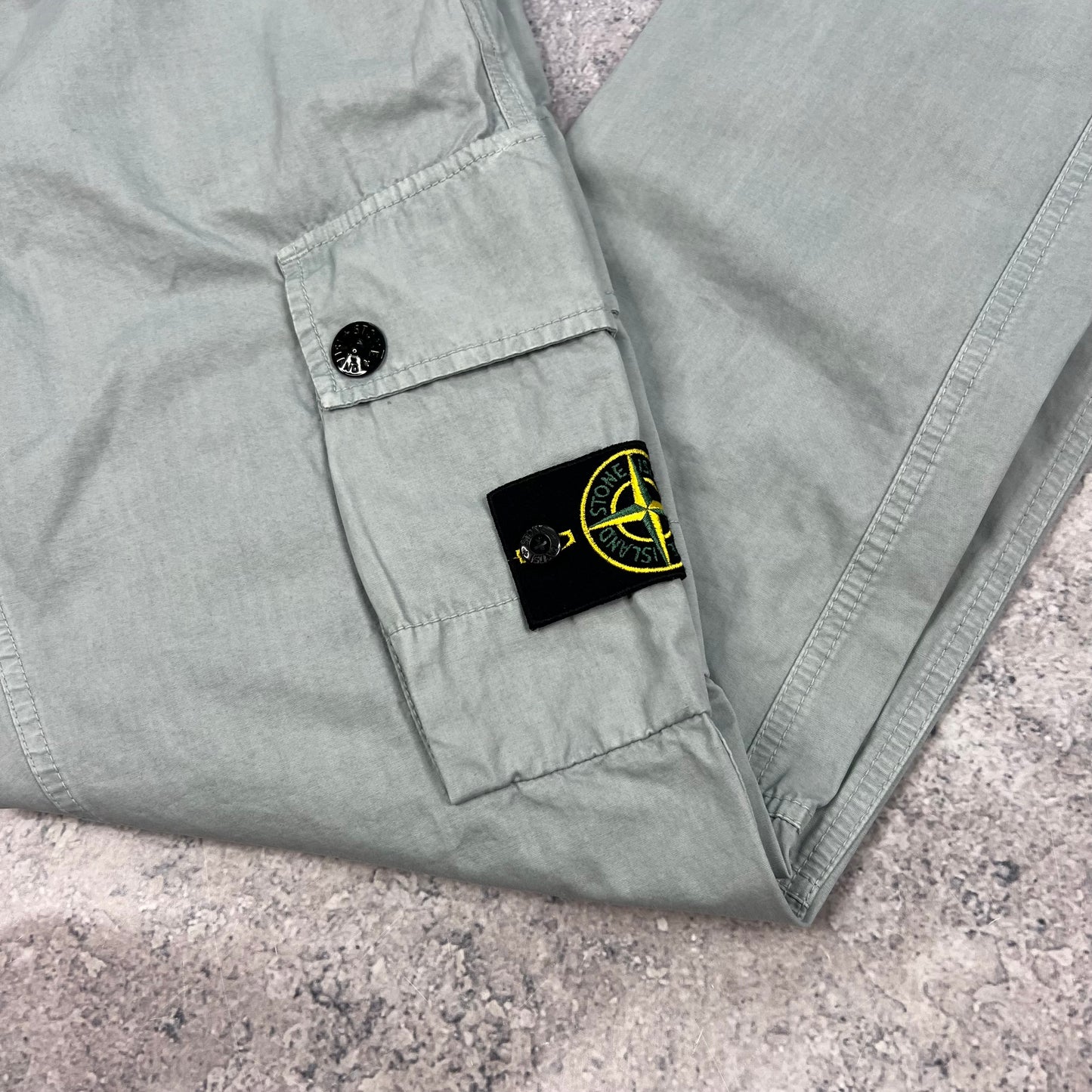 Stone Island Sky Blue Slim Cargo Trousers W31-32” BNWT