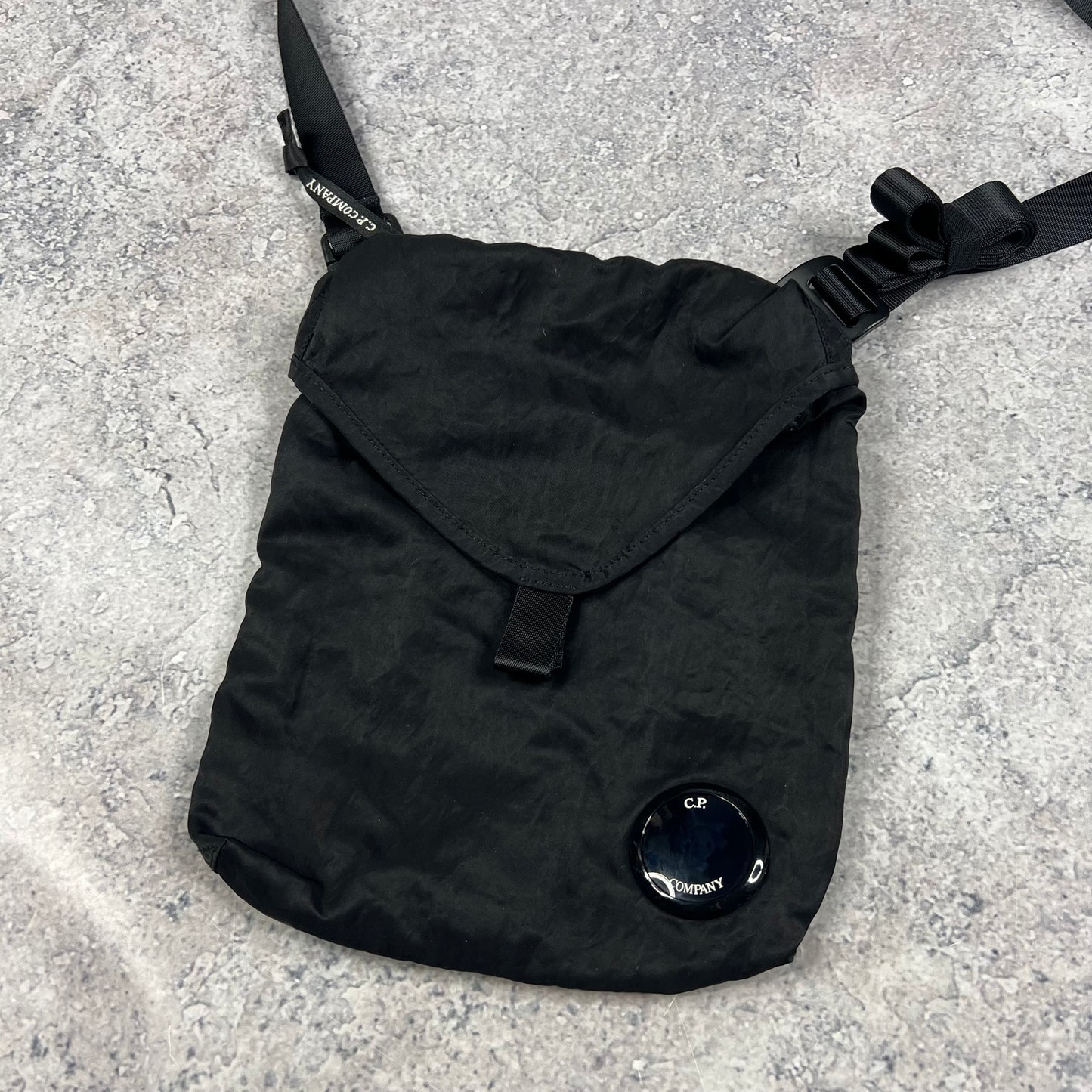 CP Company Black Chrome Lens Bag