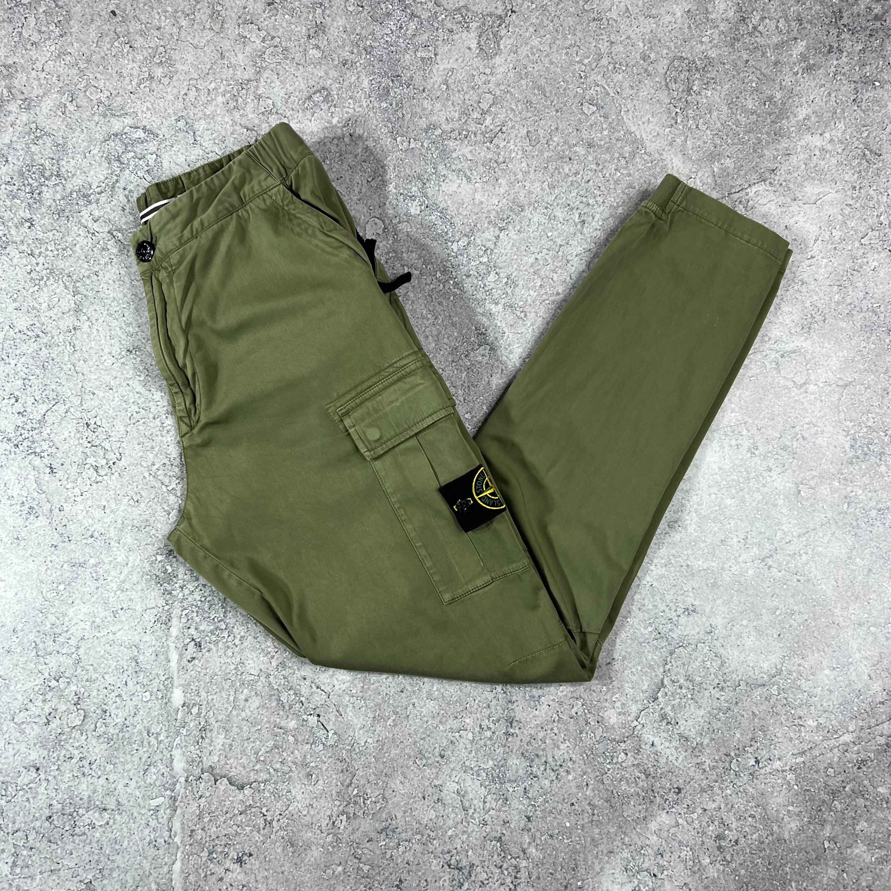 Stone island cargo hot sale pants khaki