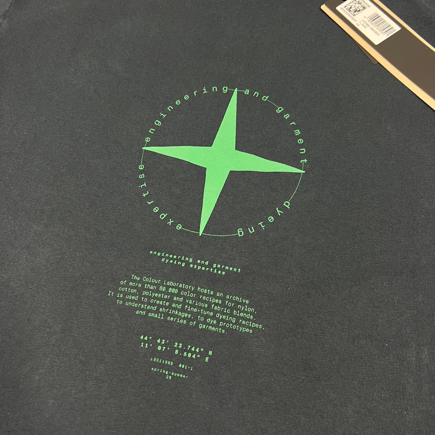 Stone Island Navy/Green Compass T-Shirt BNWT